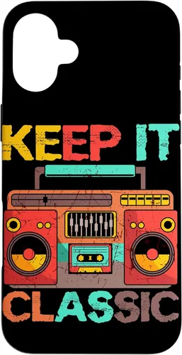 Miniatura 22 de Keep It Classic Radio 80s 90s Retro Vintage Cassette Player Funda para iPhone 17 Pro Max