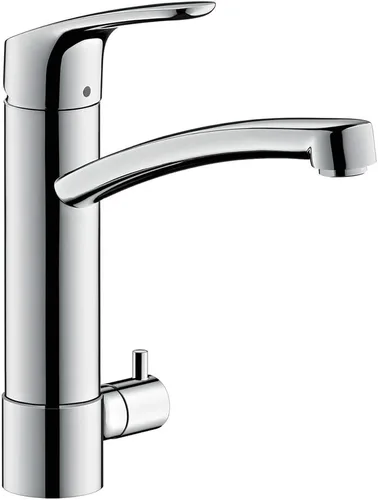 Miniatura 13 de Hansgrohe Metropol - Grifo de cocina para baño individual empotrado con palanca, color negro mate 240 con rociador extraíble y rango giratorio