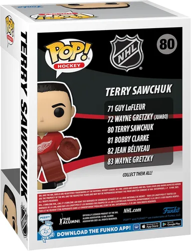 Miniatura 3 de Funko POP! NHL: Legends - Terry Sawchuk - (Red Wings) - NHLAA - Jugadores jubilados - Figura de vinilo coleccionable - Idea de regalo - Producto