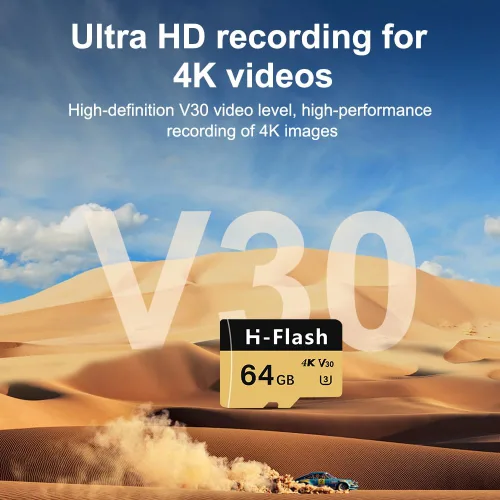 Miniatura 6 de Tarjeta TF de 64 GB U3 V30 4K, paquete de 5, tarjeta de memoria de alta velocidad de hasta 150 MB/s, tarjeta de memoria TF de alta velocidad