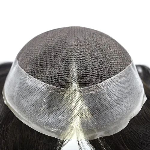 Miniatura 216 de Toupee para hombres Piezas de cabello humano real Encaje suizo para hombres Toupee unidades de cabello humano europeo para hombres Hairpieces