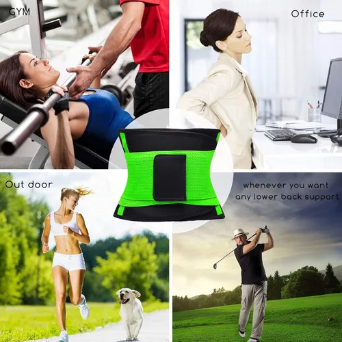 Miniatura 6 de VENUZOR Cinturón de entrenamiento de cintura para mujer – Faja reductora de cintura – Cinturón adelgazante – Cinturón deportivo (grado UP)