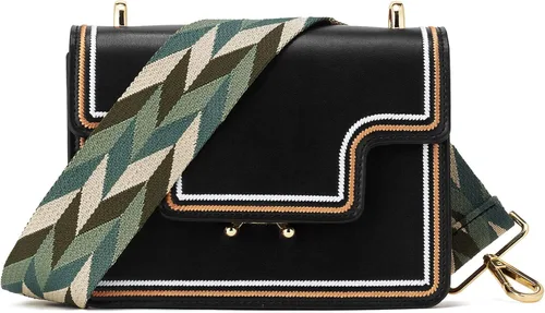Miniatura 118 de ZOOEASS - Correa de repuesto para cartera, para colgar en el hombro o para cruzar, ancha y ajustable, de lona
