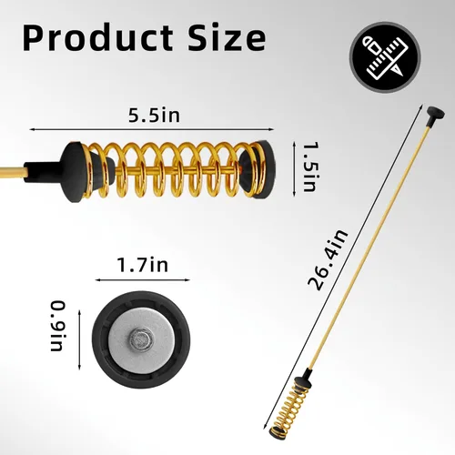 Miniatura 2 de Barra de suspensión DC68-03172B-03 DC97-16350D para lavadora de carga superior Samsung Reemplaza WA50R5400AV/US WA50R5200AW/US WA45N3050AW/A4