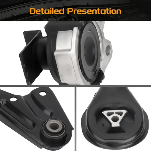 Miniatura 6 de Juego de soportes de motor y montaje de transmisión compatible con Mazda 3 2004-2009 2.0L, Mazda 3 2004-2009 2.3L (sin Turbo) Reemplazo # A5312