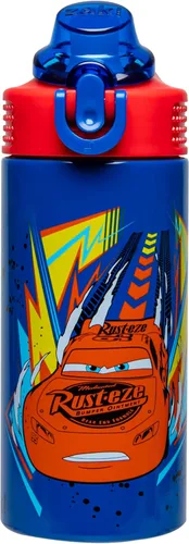 Miniatura 24 de Zak Designs Sage Kids - Botella de agua para la escuela, viajes o en casa, botella de agua de acero inoxidable de 14 onzas con pajilla, asa y tapa