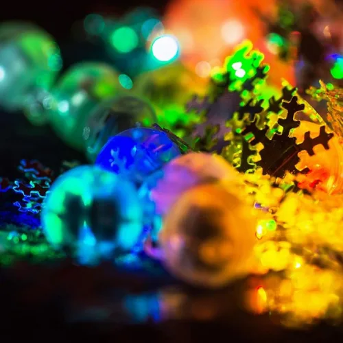 Miniatura 4 de Decoración de lámparas en bolas para fiestas de boda, luz de larga duración para linterna de papel, luz de flash LED multicolor, 100