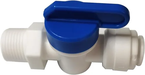 Miniatura 11 de Conexión rápida de tubo de inserción para uso alimentario, válvula de bola de cierre de tubo igual de 5/16" O.D. para filtro de agua purificador