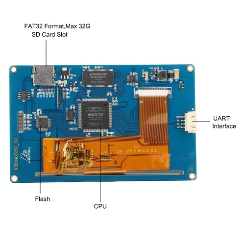 Miniatura 5 de Nextion Basic Display 5.0 ''NX8048T050 5.0 pulgadas TFT resistiva panel de pantalla táctil 800x480 UART HMI módulo de pantalla LCD inteligente