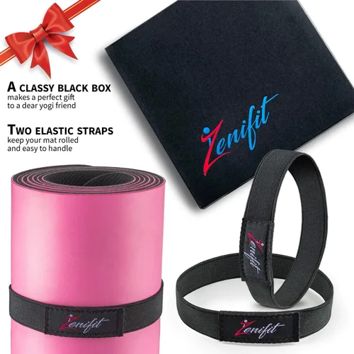 Miniatura 3 de Bolsa para esterilla de yoga: bolsa de yoga versátil con correas para alfombrilla y bolsillos de almacenamiento, sostiene esterillas de yoga y Negro