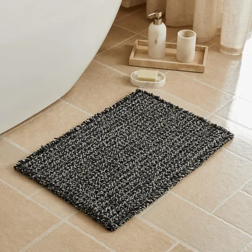 Miniatura 54 de Triohero Tapete de baño con diseño de gofre, tapete de baño pequeño y bohemio, antideslizante, lavable, ultra suave, súper absorbente, de secado