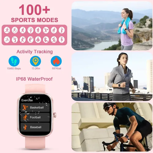 Miniatura 6 de Reloj inteligente para mujeres y hombres (respuesta/hacer llamadas), nuevo reloj inteligente HD de 1.91 pulgadas 2026, rastreador de actividad