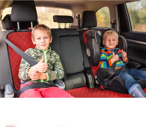 Miniatura 3 de FH Group Cojín de Funda para Asiento de Automóvil - Automóviles Camiones SUV, Cojines de Asiento de Automóvil Neosupreme, Funda de Asiento de Rojo