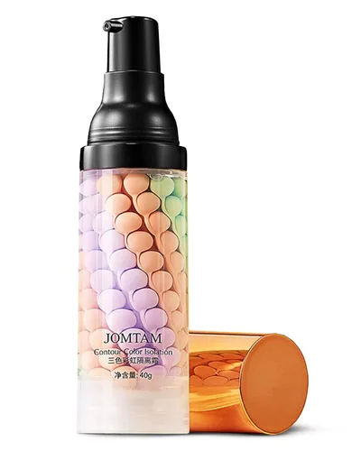 Imprimación correctora de color – Imprimación 3 en 1 para la cara antes del maquillaje – Corrector de color rojo de la piel para cara con tonos
