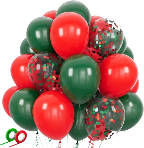 Miniatura 9 de Paquete de 50 globos de látex metálicos negros y dorados de 12 pulgadas con 1 rollo de cinta para decoración de cumpleaños, graduación, celebración