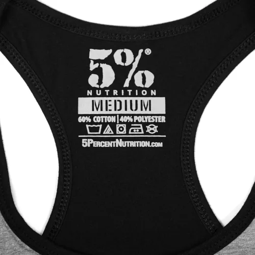 Miniatura 3 de 5% Nutrition Rich Piana - Camiseta sin mangas de entrenamiento para mujer