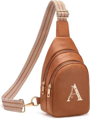 Miniatura 15 de Viverte Bolsas Cruzadas para Mujeres Bolso de Hombro Inicial Riñoneras Personalizadas Regalos para Mamá Mujer Esposa