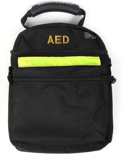 Miniatura 3 de Bolsa de primeros auxilios AED Medical 1st Aid Vacía Rescate Desfibrilador Bolsas de primeros auxilios para protección sanitaria crítica de Negro