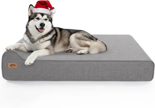 Miniatura 17 de Sytopia XXL 35D Cama de espuma viscoelástica para perros, sofá ortopédico extra grande de 7 pulgadas de grosor para perros mayores de 100 libras