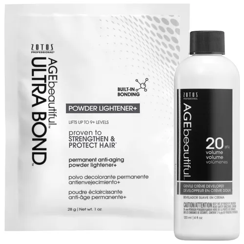 Miniatura 8 de AGE beautiful Permanent Powder Hair Lightener with Ultra Bond Building Formula, Lifts Up to 9+ Levels, Strengthens & Protects Hair, Professional for