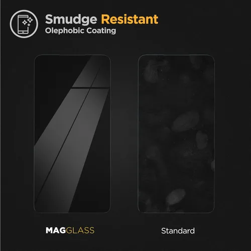 Miniatura 6 de magglass Paquete de 2 protectores de pantalla para Google Pixel 6a, vidrio templado templado (compatible con sensor de huellas dactilares)