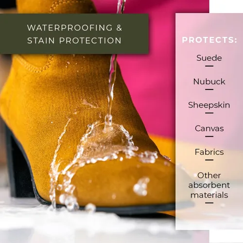 Miniatura 2 de Renapur Ante, nobuck, tela impermeable/protección contra manchas, ecológico, no tóxico, para zapatos, botas, tenis y ropa (3.4 onzas líquidas). El