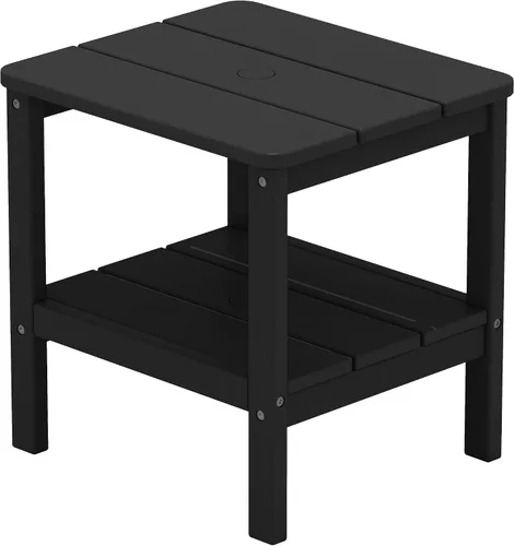 Miniatura 13 de SERWALL Mesa Adirondack de exterior - Mesa auxiliar gris