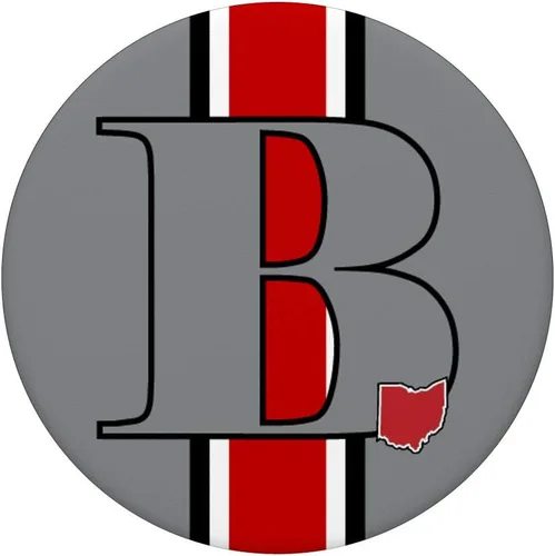 Miniatura 3 de State of Ohio Letra B PopSockets PopGrip: Agarre intercambiable para teléfonos y tabletas