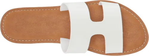 Miniatura 5 de Tienda Essentials Sandalias planas con banda en H para mujer