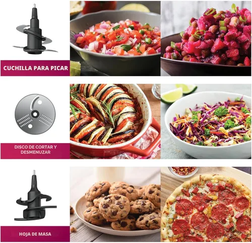 Miniatura 8 de Ninja procesador de alimentos, Professional Plus, 1000 vatios de potencia pico, 4 funciones para picar, cortar, purés y masa con recipiente