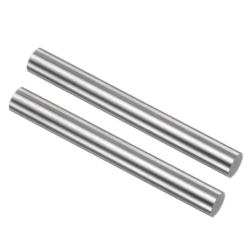 Miniatura 17 de uxcell 2 piezas varillas redondas de acero, 10 mm x 60 mm de acero de alta velocidad (HSS) Barra de torno herramienta, para eje, engranaje, taladro