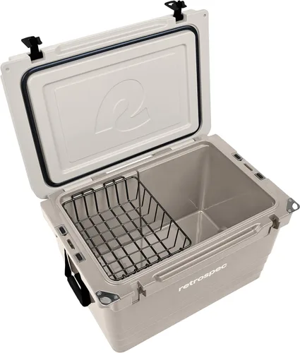 Miniatura 3 de Retrospec - Cesta hielera empalizada, accesorios para baúl de hielo, almacenamiento y organización en seco, metal recubierto de goma duradero
