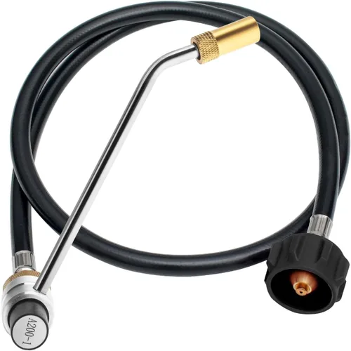 5430 Regulador de estufa de parrilla con adaptador de propano de 5 pies de repuesto para estufa de propano Coleman, compatible con 5442, 5413,5444,