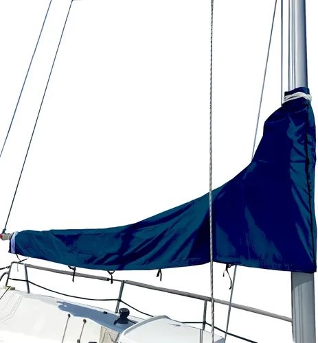 Miniatura 7 de SavvyCraft Cubierta Impermeable de Botavara de Vela Mayor, Cubierta de Vela Mayor para Velero 600D de Servicio Pesado con Protección UV Resistente a