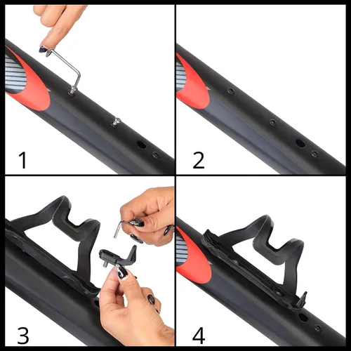 Miniatura 4 de N+1 Soporte ligero para botellas de bicicleta Jaula de botella de agua de bicicleta de carga lateral para bicicletas de carretera y bicicletas