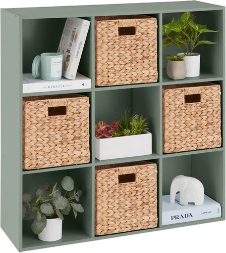 Miniatura 27 de Best Choice Products Estantería para niños con 6 cubos, organizador de almacenamiento, estante de 11 pulgadas, estantería, almacenamiento para Salvia