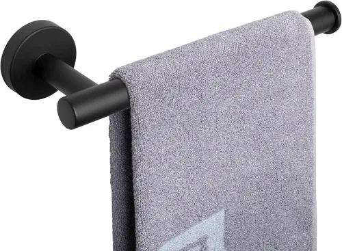 Miniatura 13 de NearMoon Soporte para Toalla de Mano/Anillo para Toalla, Barra de Toalla de Mano de Acero Inoxidable Gruesa para Baño, Estante para Toallas Montado