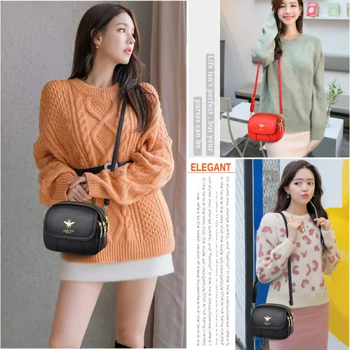 Miniatura 2 de Bandolera pequeña, bolsa elegante estilo mensajero, cartera, bolsa de mano para mujer