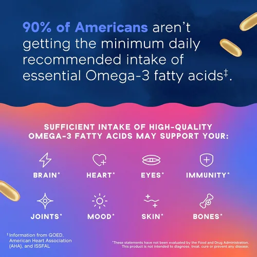 Miniatura 5 de Oceanblue Profesional Omega-3 2100 con Vitamina D3 – 120 unidades – 2 paquetes – Suplemento de aceite de pescado sin eructos de triple fuerza