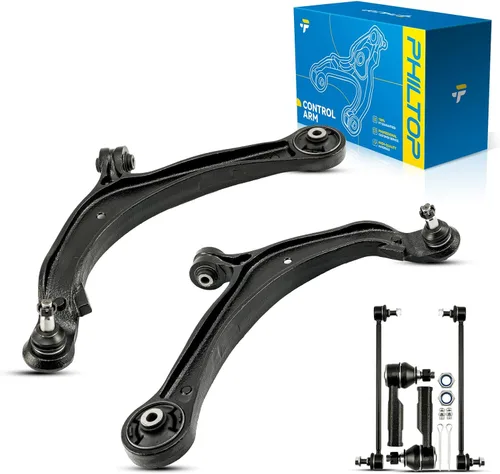 Miniatura 47 de PHILTOP Kit de suspensión delantera de 10 piezas, brazos de control inferiores con juntas de bola, eslabones de extremo de barra estabilizadora