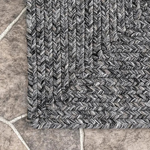 Miniatura 5 de nuLOOM Wynn - Alfombra trenzada a mano maciza de 5 x 8 pies, apta para interiores y exteriores, apta para mascotas, alto tráfico, resistente a