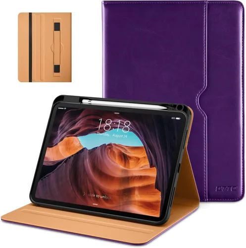 Miniatura 12 de DTTO Funda para iPad (A16) 11ª Generación de 11 Pulgadas 2025, Funda para iPad 10ª Generación de 10.9 Pulgadas 2022, Funda de Soporte Folio de Blanco