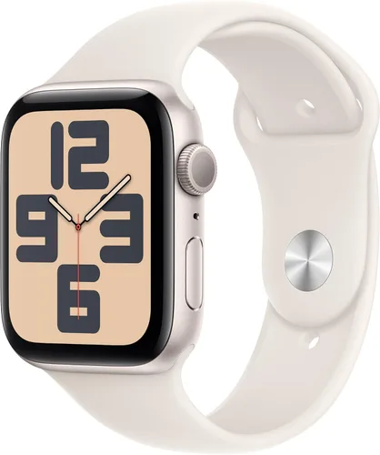 Miniatura 9 de Apple Watch SE (2ª generación) [GPS 44mm] Smartwatch con caja de aluminio plateado y correa deportiva de mezclilla S/M. Rastreadores de fitness