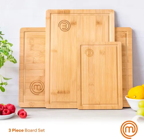 Miniatura 6 de MasterChef Paquete de licuadora de inmersión + tablas de cortar Emulsionante manual de acero inoxidable con accesorios + tabla de cortar de bambú