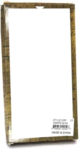 Miniatura 5 de West Star - Billetera para hombre, estilo de chequera, larga, plegable, con o sin pelo de vaca, 205F Star Deep Coffee