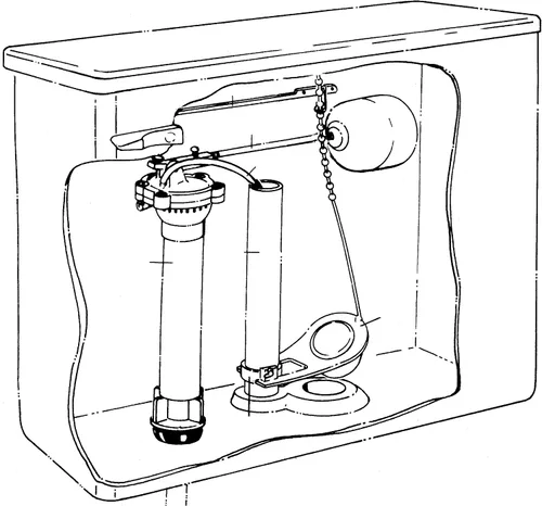 Miniatura 3 de Keeney PP830-4 Plumb Pak - Kit de reparación de tanque de inodoro