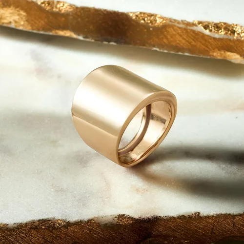 Miniatura 4 de Ross-Simons Italian 14kt Yellow Gold Wide Polished Ring