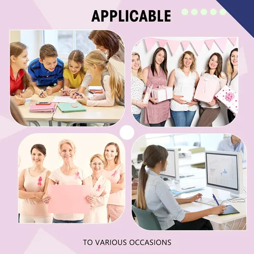 Miniatura 5 de Teling 100 bolígrafos retráctiles, cómodos, bonitos, elegantes, de escritura en punta media de 0.039 pulgadas para suministros de oficina