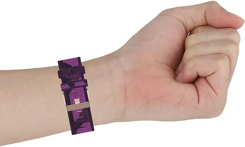 Miniatura 9 de Correa de reloj Fossil Sport de 1.61 pulgadas, correa de repuesto de nailon de liberación rápida de 0.71 pulgadas para mujer Fossil Gen 4 Venture