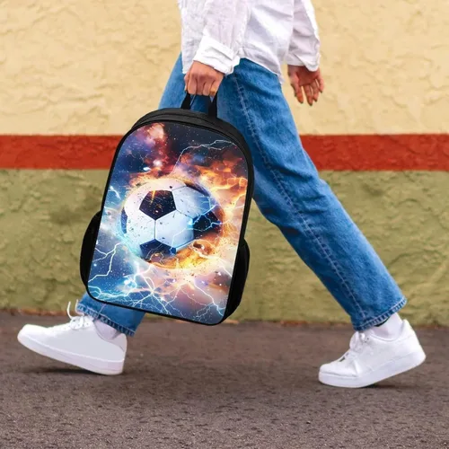 Miniatura 203 de HUGS IDEA Los animales frescos 3D niños escuela libro bolsa niños impresión mochilas, Baloncesto, Moderno